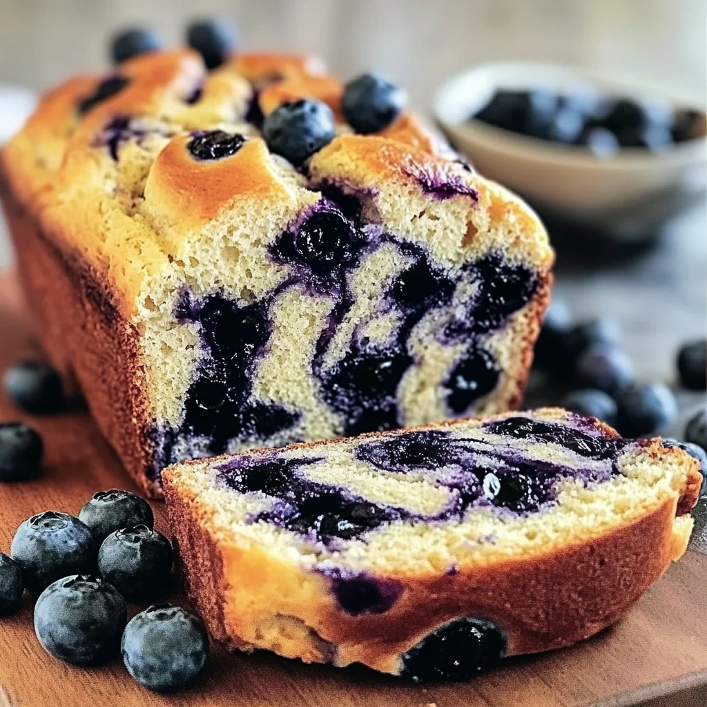 Blueberry Cream Cheese Bread