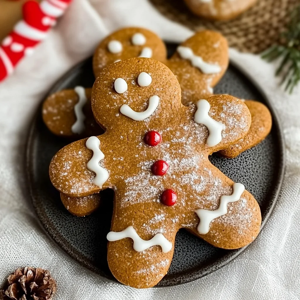 Chewy Gingerbread Man Cookies
