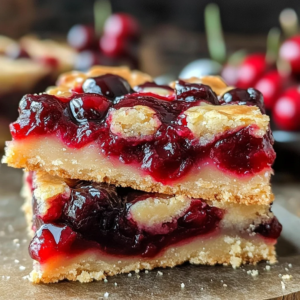 Christmas Cherry Bars