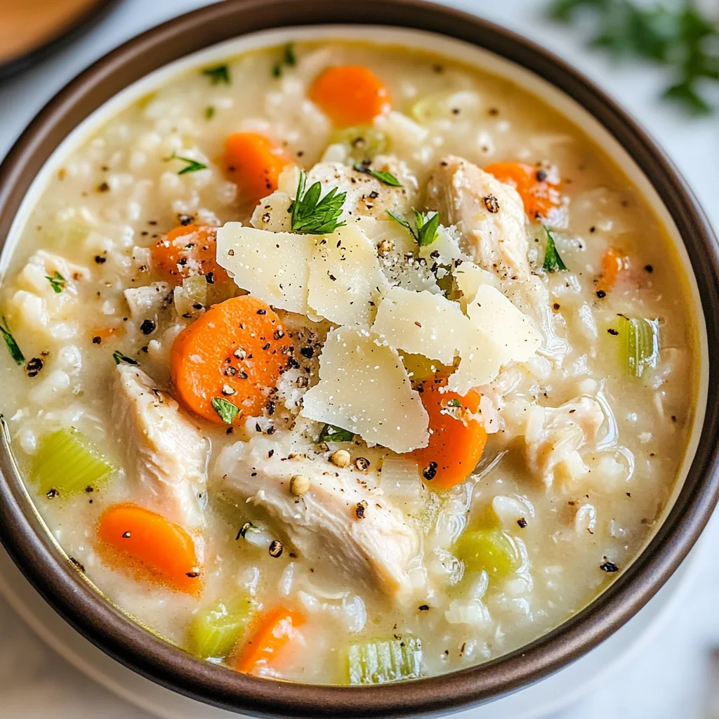 Creamy Chicken and Rice Soup