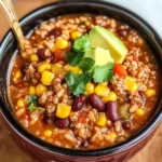 Crock Pot Taco Rice Soup Recipe