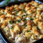 Dollyโs Chicken and Stuffing Casserole