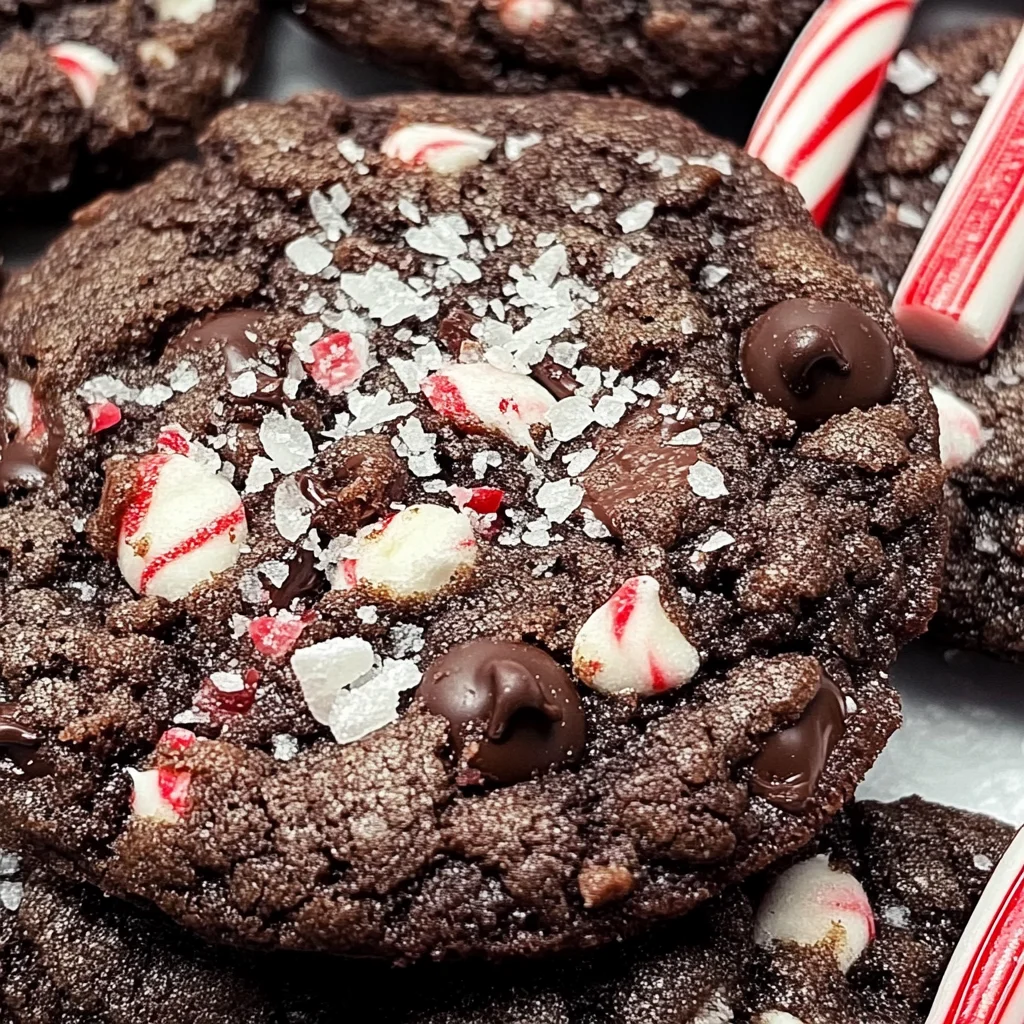 Double Chocolate Peppermint Cookies