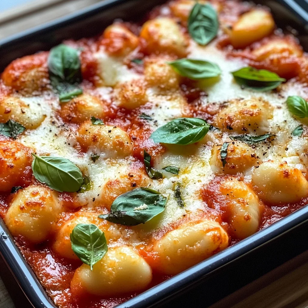 Easy Gnocchi and Tomato Bake