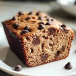 Easy Peanut Butter Chocolate Chip Banana Bread Recipe