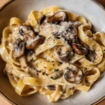 Gorgonzola Truffle Cream Sauce with Mushrooms