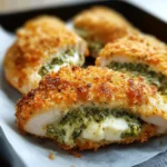 Healthy Pesto Stuffed Chicken Breast