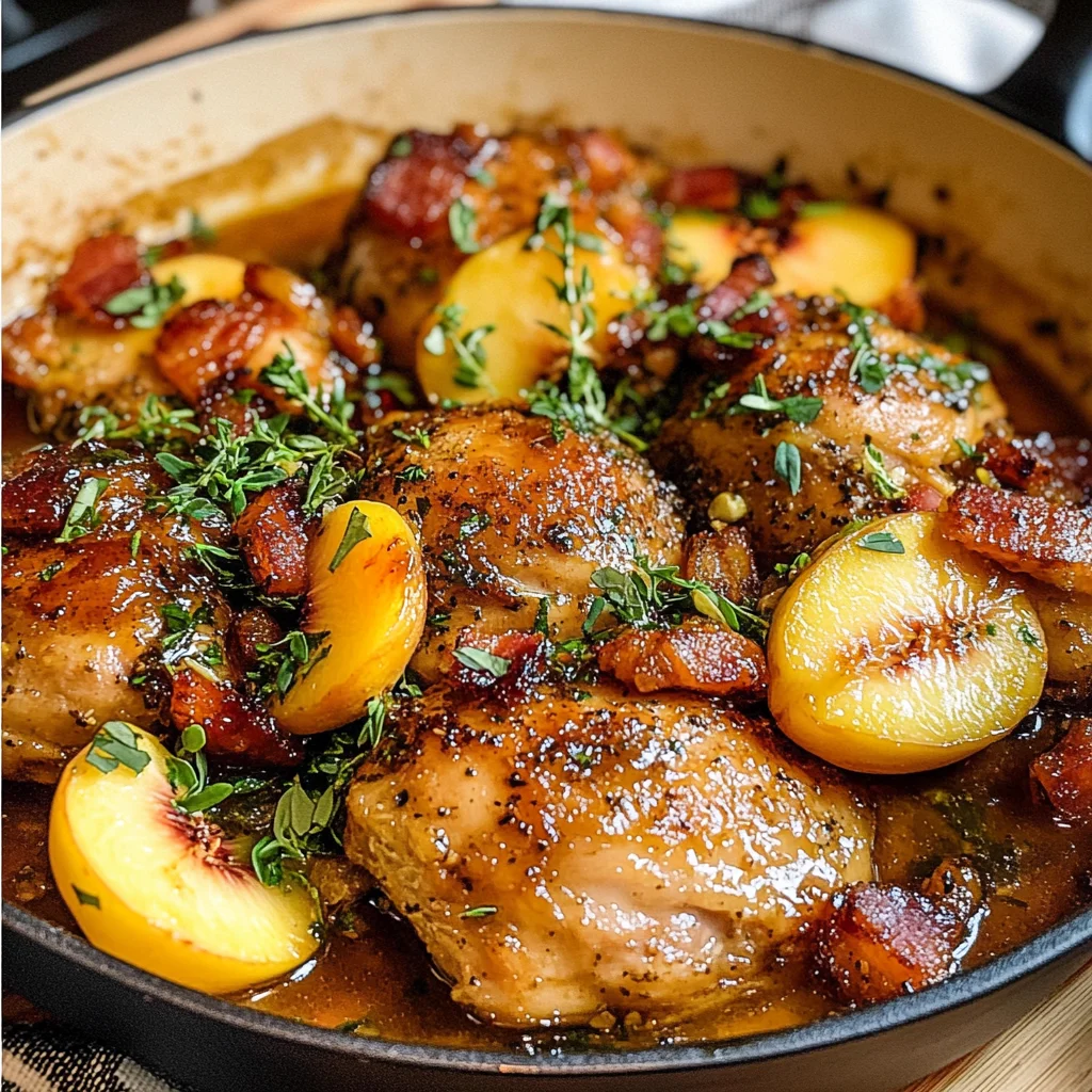 Honey Butter Peach Chicken
