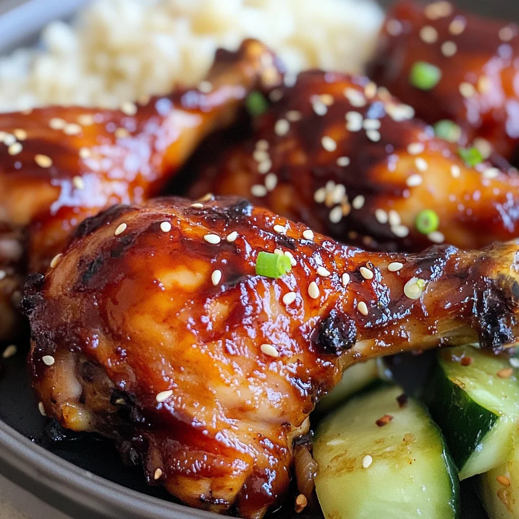 Kalbi Chicken Legs in Air Fryer