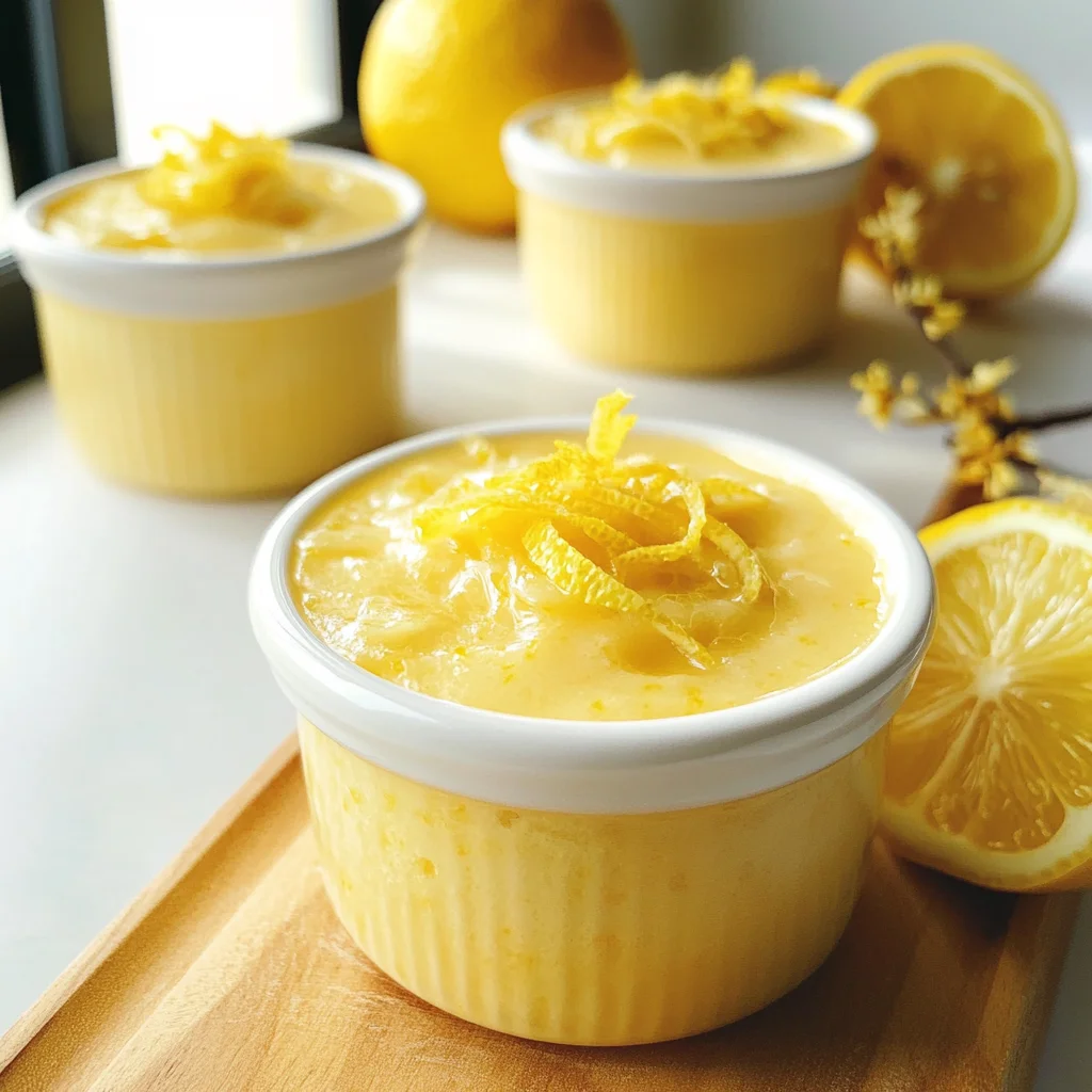 Mary Berry Lemon Pots