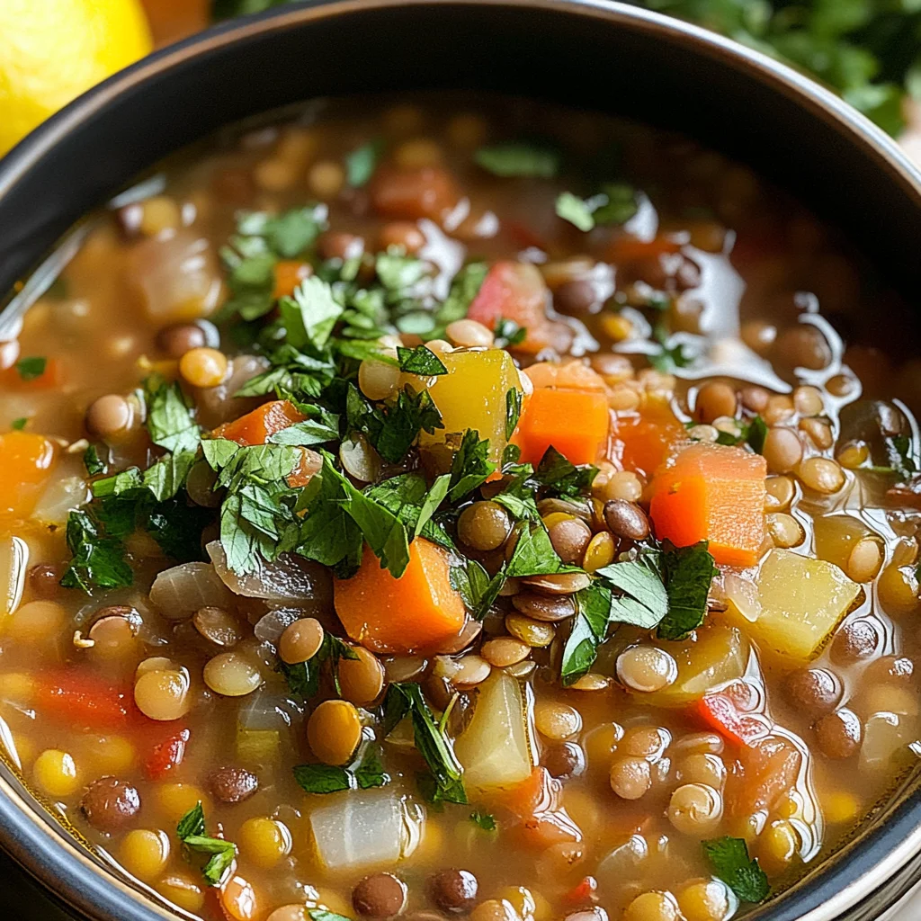 Mediterranean Lentil Soup