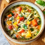 Mediterranean Orzo Soup