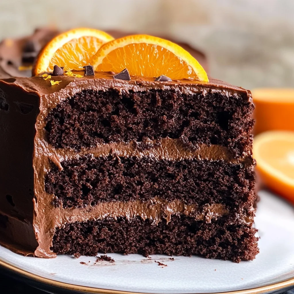 Moist Chocolate Orange Cake