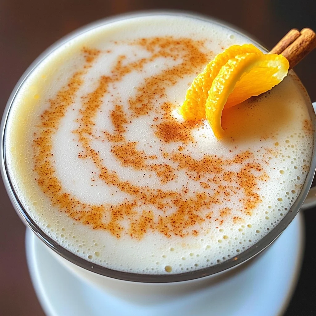 Orange Cinnamon Milk Tea