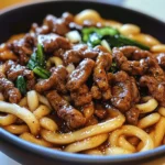 Quick and Flavorful Beef Black Pepper Udon