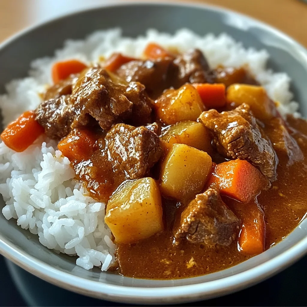 Savory Japanese beef Curry