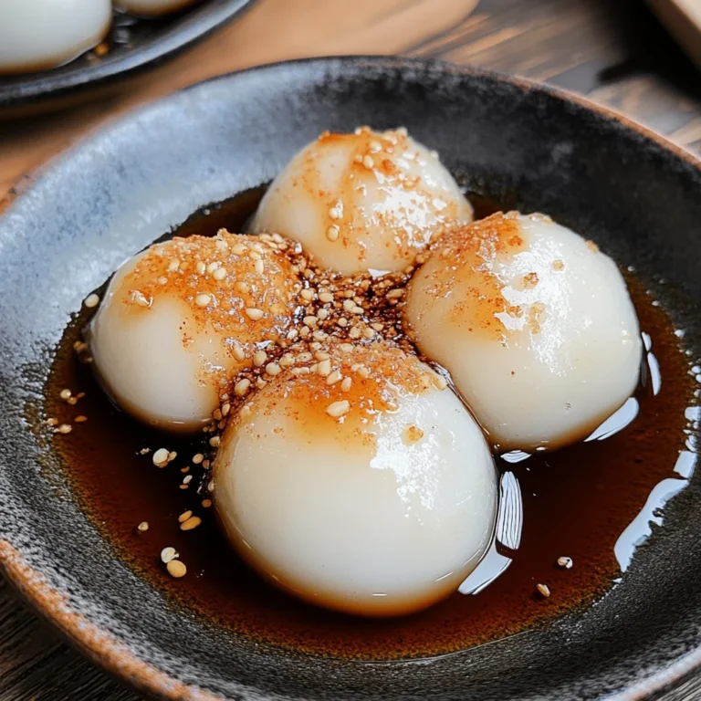 Shiratama Dango (Rice Dumplings/Mochi Balls)