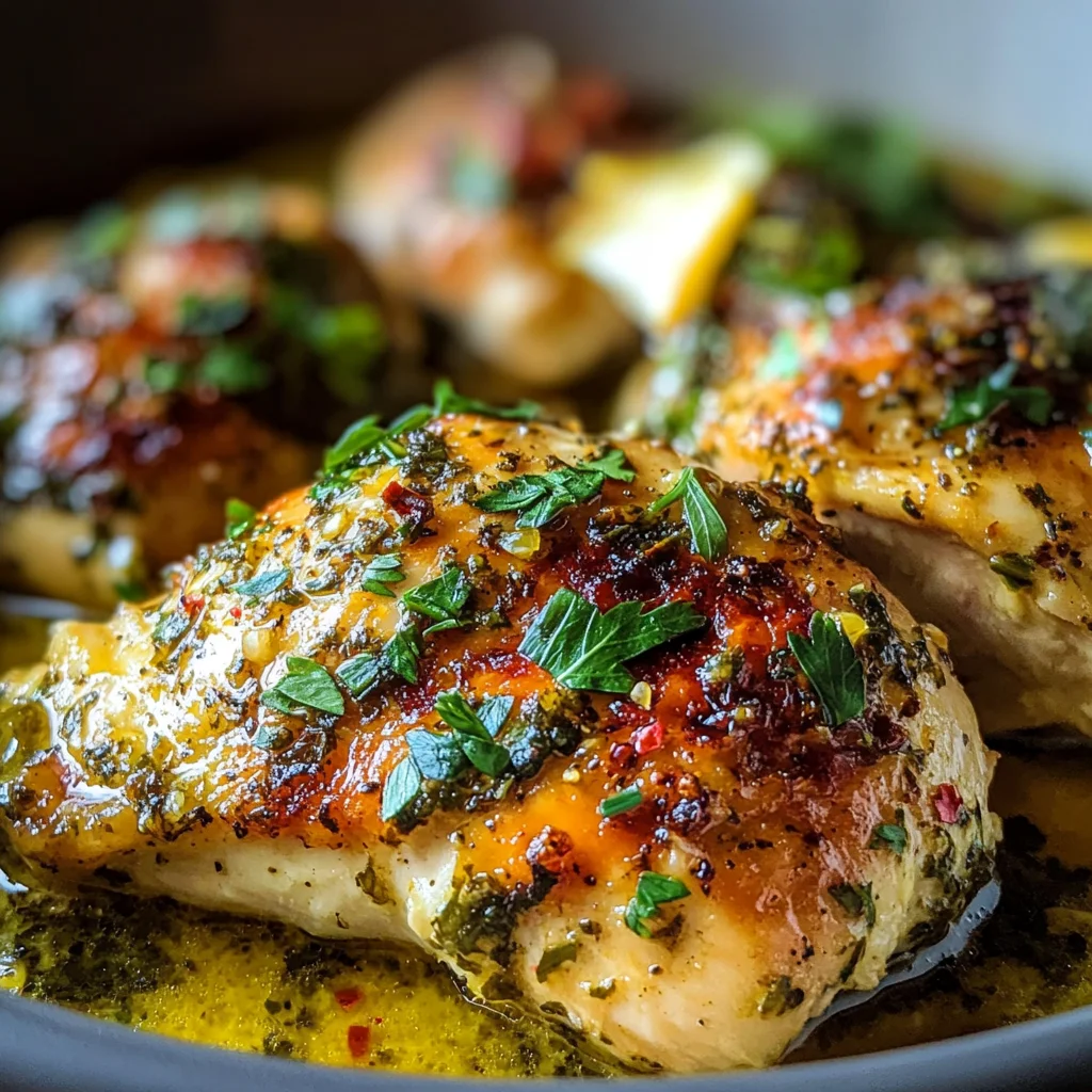 Slow Cooker Garlic Butter Chicken