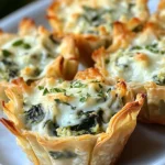 Spinach and Artichoke Dip Cups