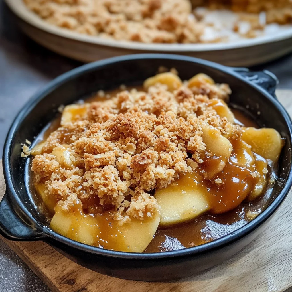 Toffee Apple Crumble