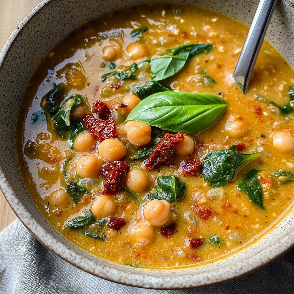 Tuscan Garbanzo Bean Soup