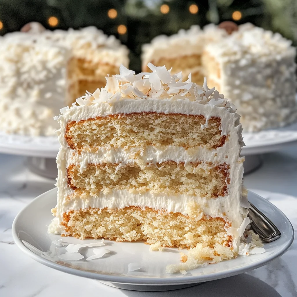 Winter Wonderland White Chocolate Cake