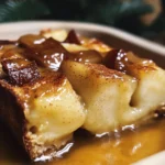 Cardamom Pear Bread Pudding