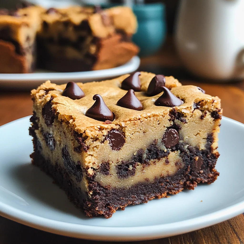 Chocolate Chip Cookie Brownies Recipe