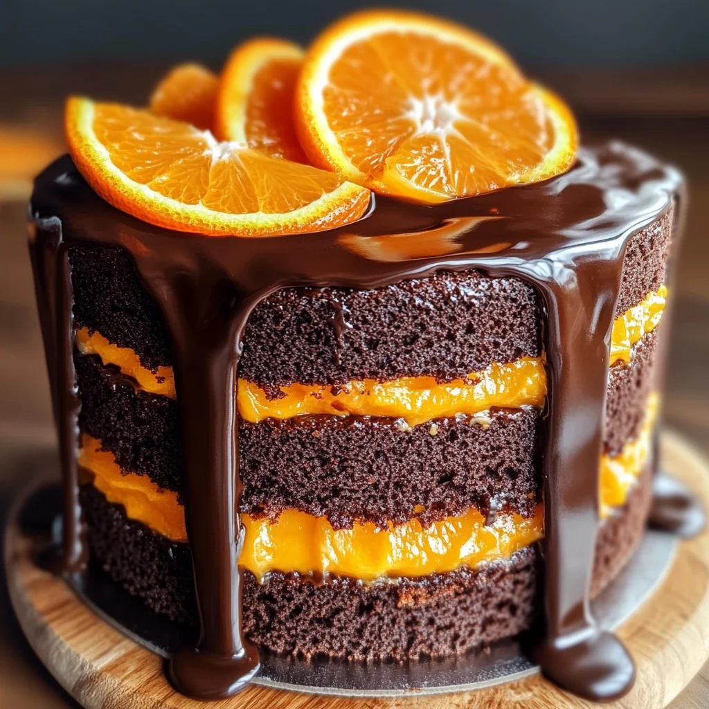 Chocolate Orange Layer Cake with Ganache: A Delightful Recipe!
