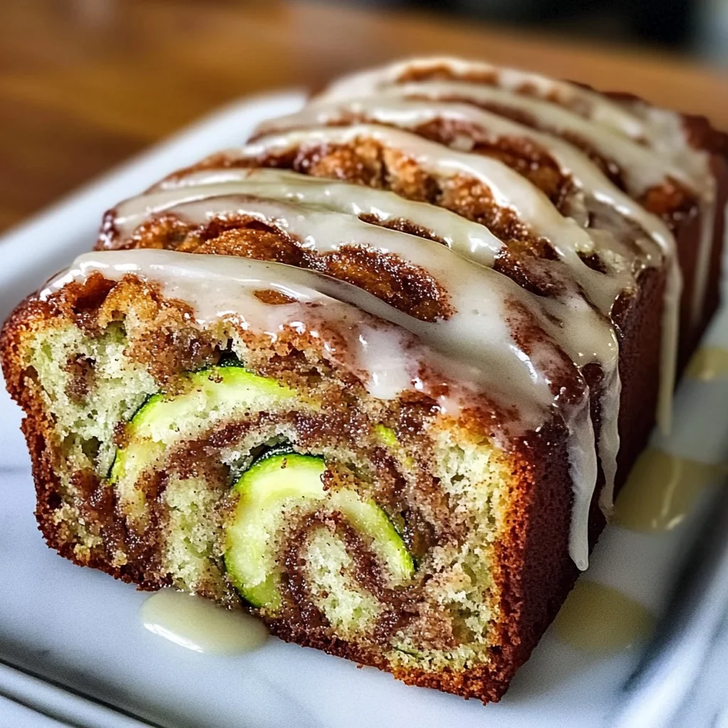 Cinnamon Roll Zucchini Bread