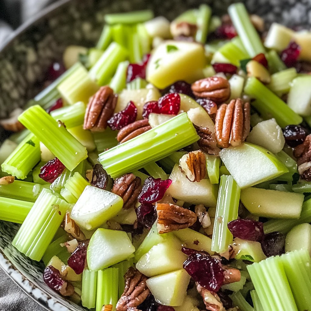 Delicious Harvest Celery Salad with Sweet Glazed Pecans