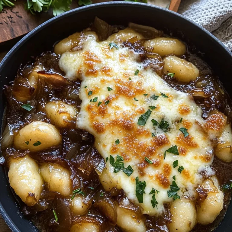 French Onion Gnocchi