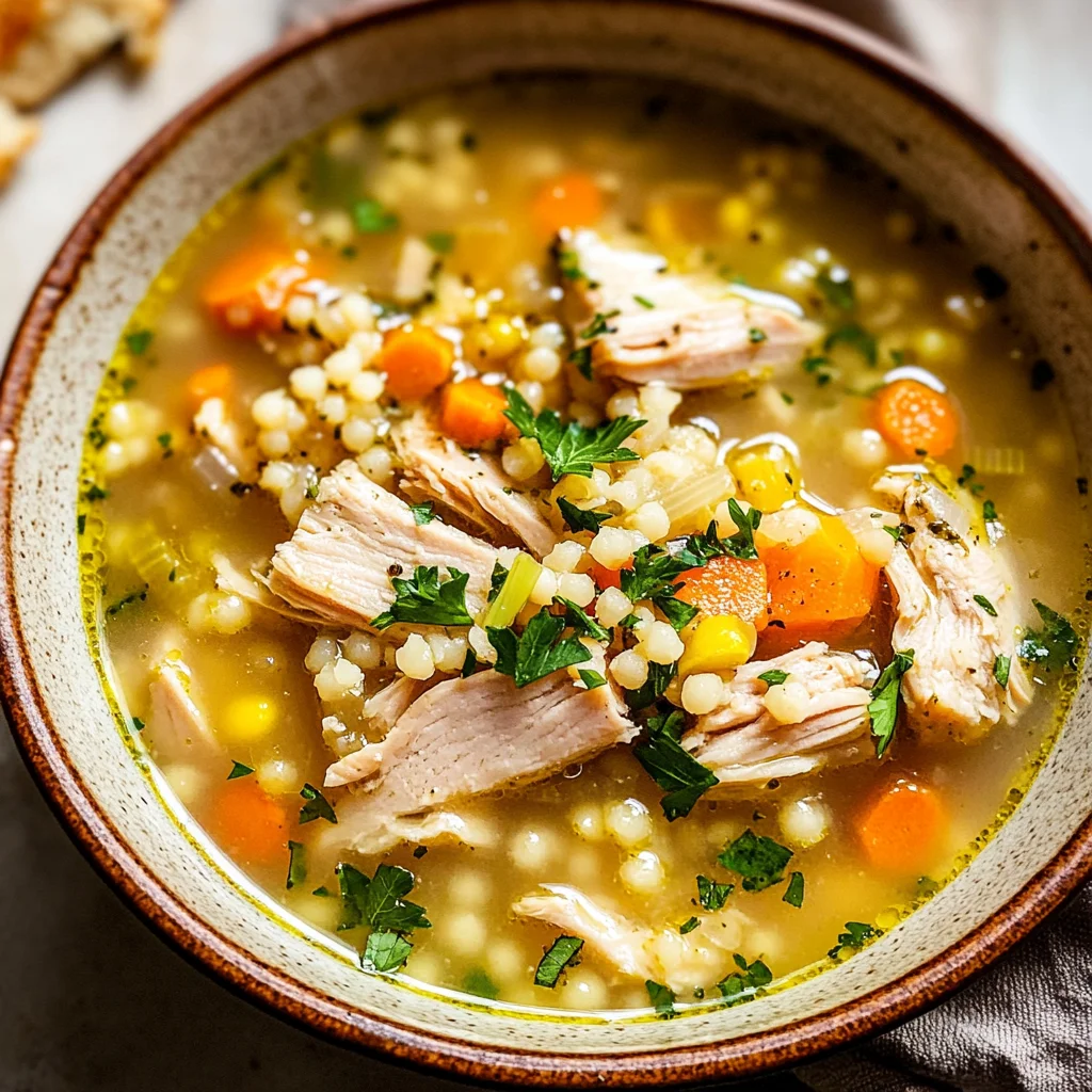 Leftover Turkey Soup