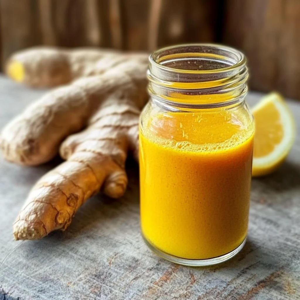 Lemon Ginger Turmeric Shot