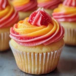 Mango Strawberry Sunset Cupcakes: A Delightful Recipe!