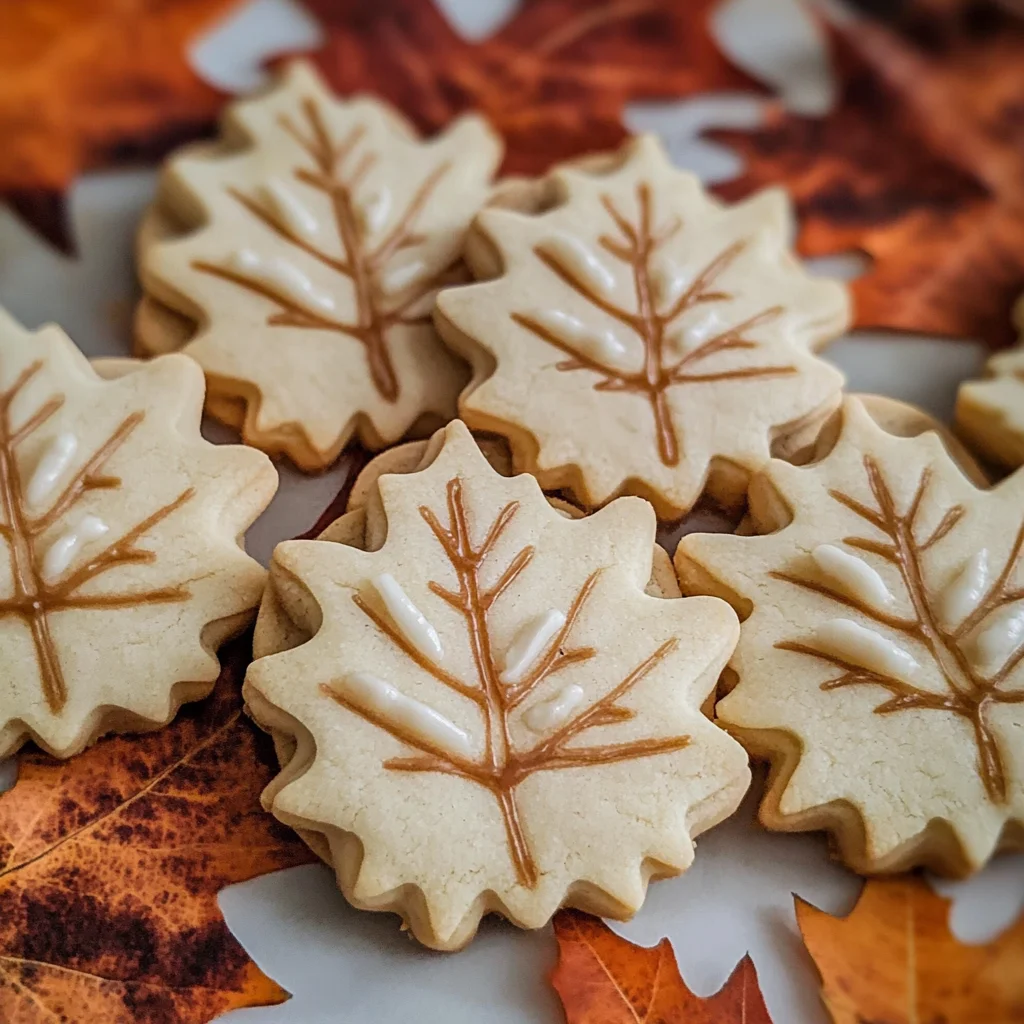 Maple Leaf Cream Cookies