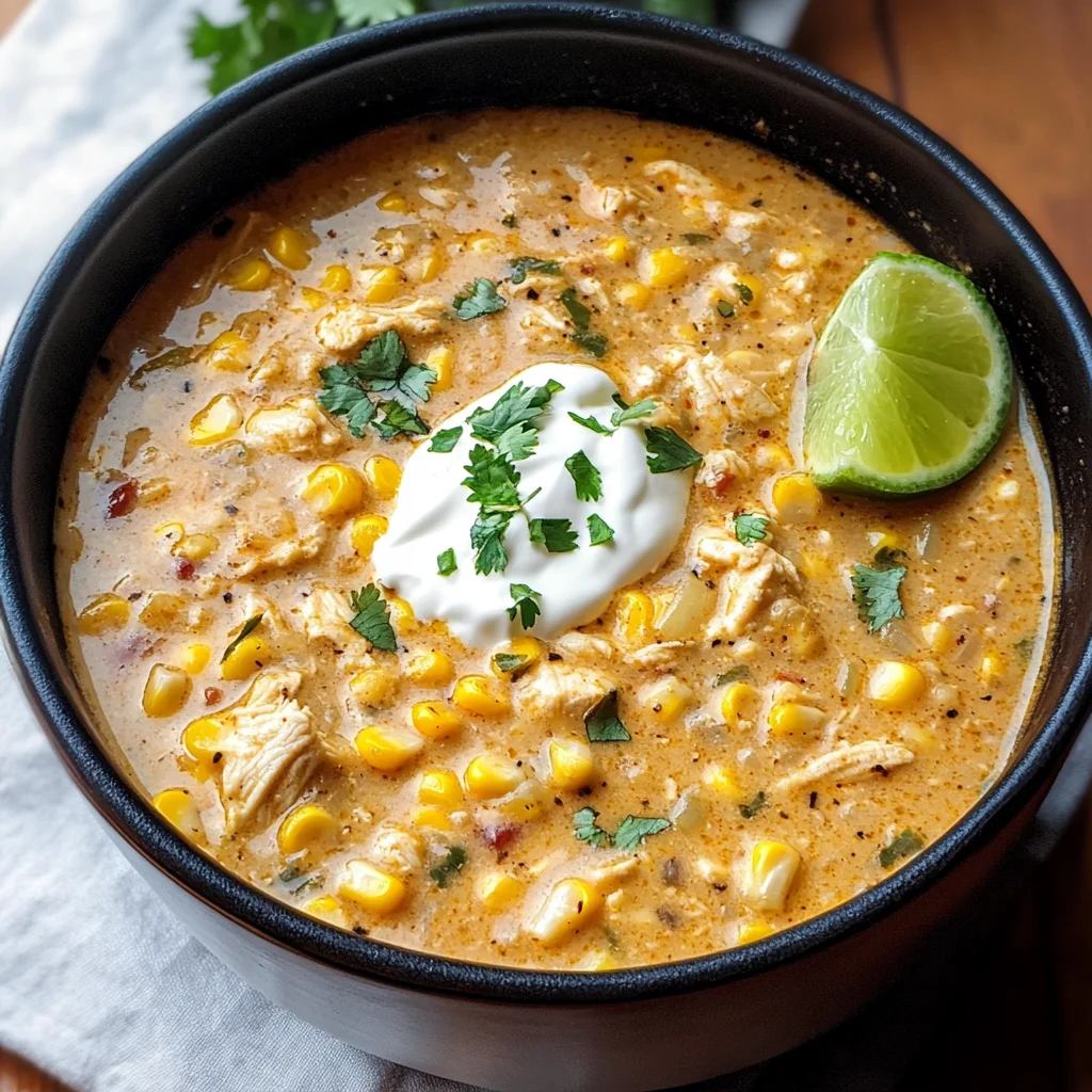 Mexican Street Corn Chicken Chili Recipe