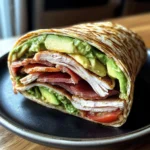 Scrumptious Turkey Avocado Club Wrap: 10-Minute Lunch Bliss