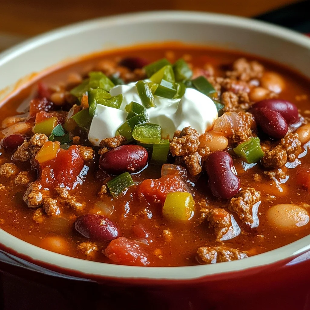 Slow Cooker Chili Recipe