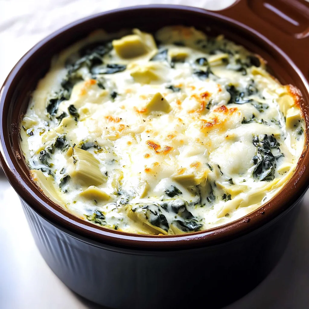 Slow Cooker Spinach Artichoke Dip