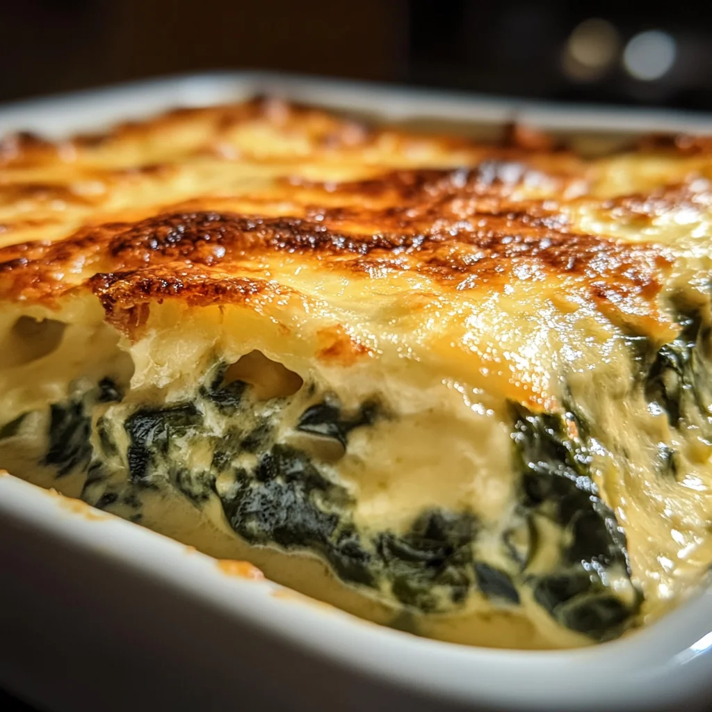 Spinach and Cheese Casserole