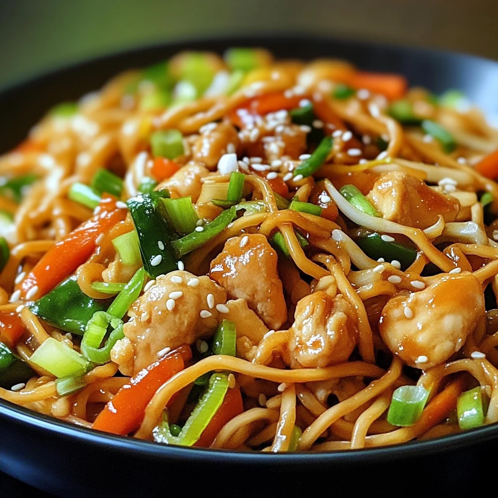 Chicken Chow Mein with The Best Chow Mein Sauce