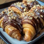 Chocolate Hazelnut Croissant Bake
