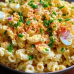 Deviled Egg Pasta Salad