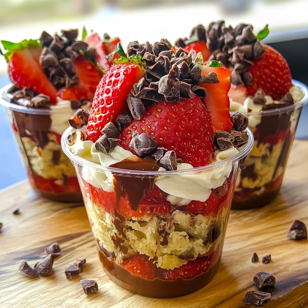 Dubai Chocolate Strawberry Cups