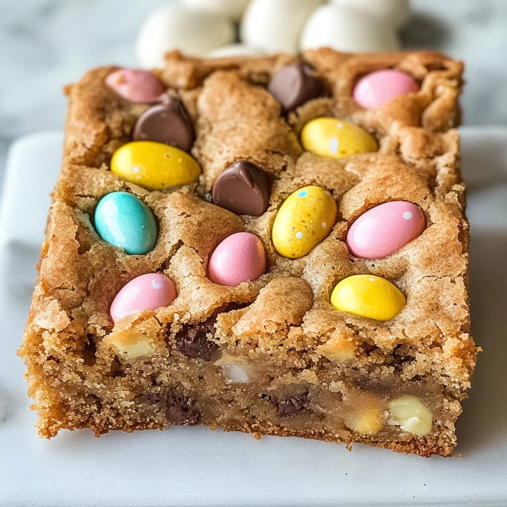 Easter Cadbury Mini Egg Blondies