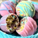 Easter Egg Cookie Dough Truffles