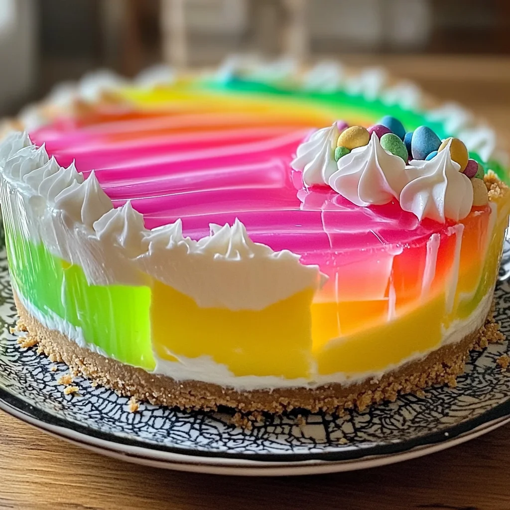 Easter No Bake Jello Pie