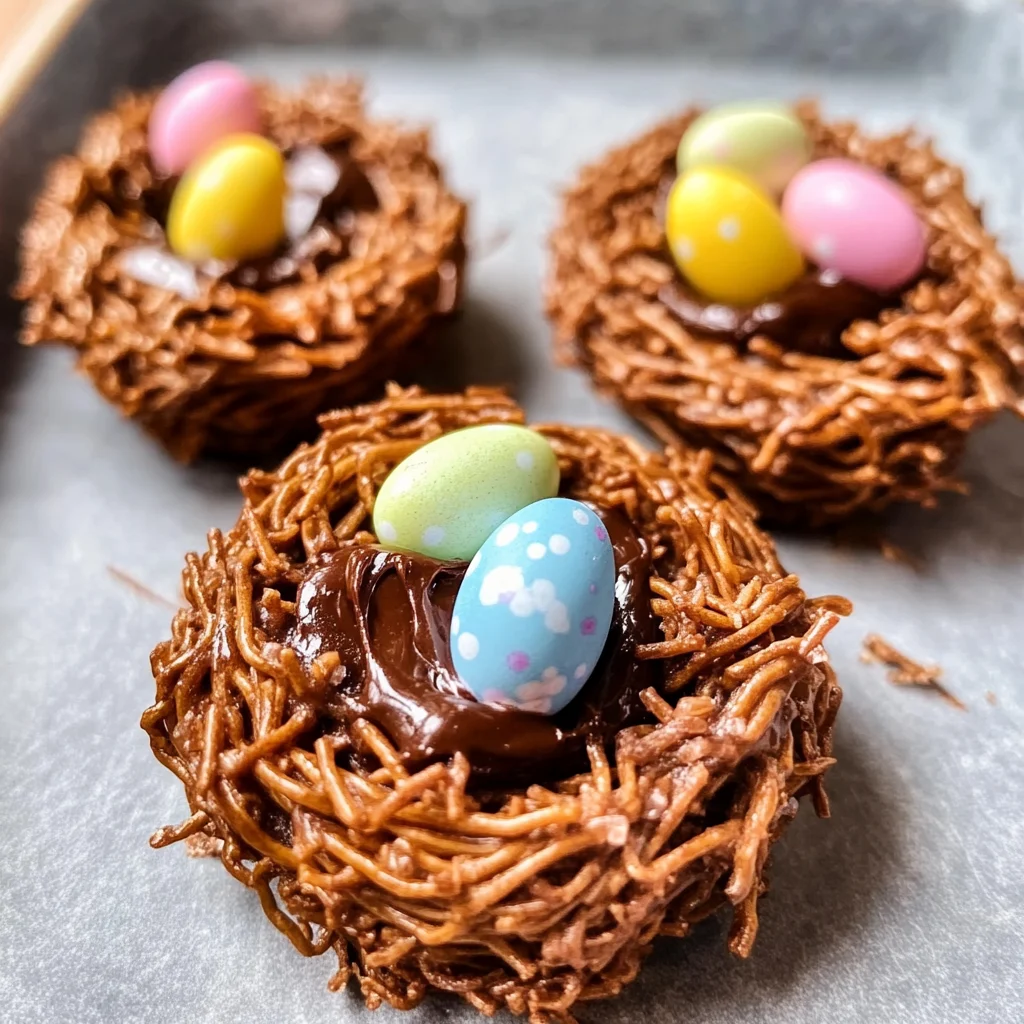 Easy Birds Nests Cookies Recipe