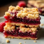 Fabulous Five Ingredient Raspberry Bars